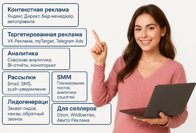 Автоматизация интернет-рекламы — инструменты eLama для Яндекс Директ и VK